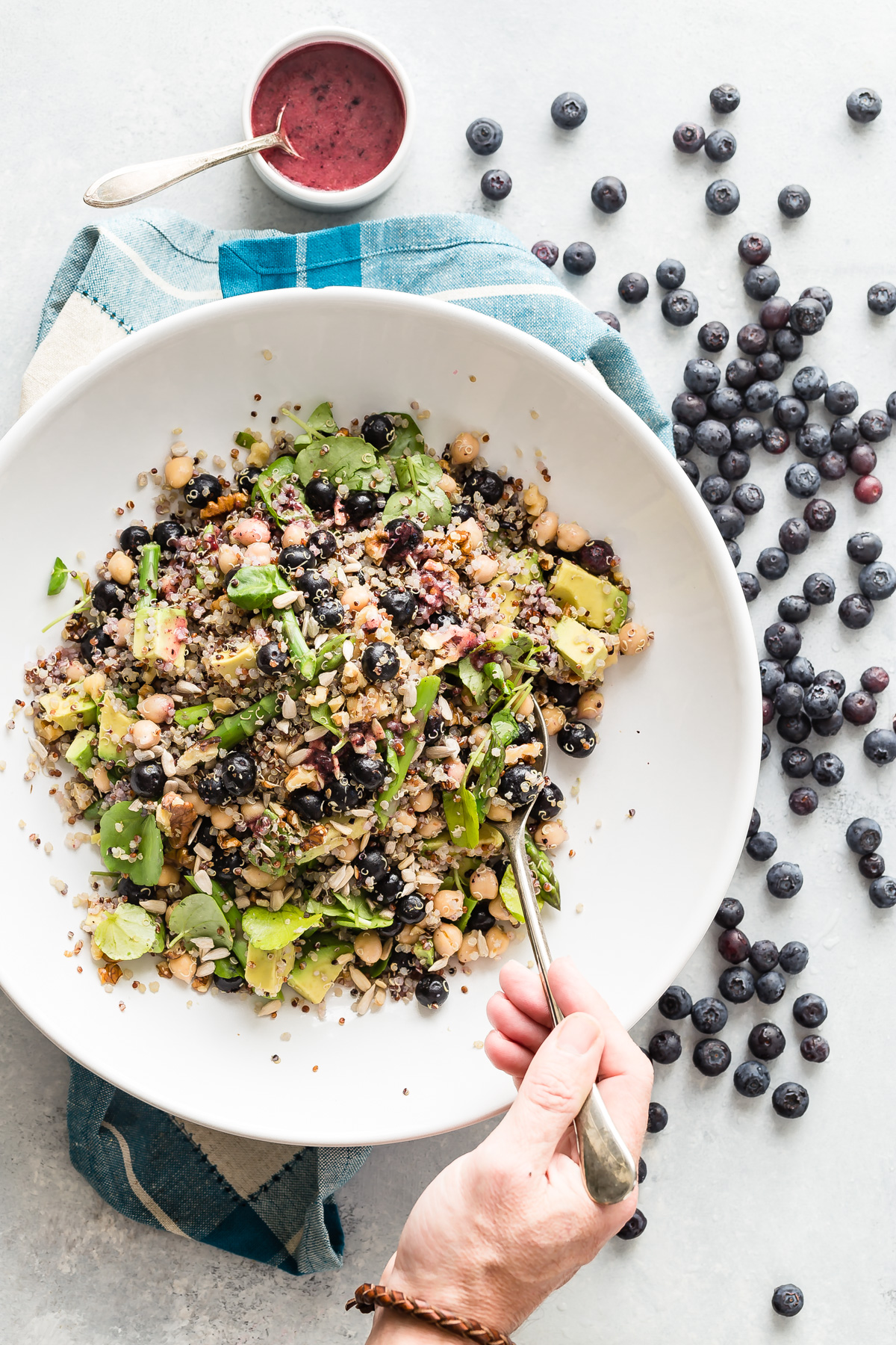 Blueberry Quinoa Power Bowl Blueberry Org