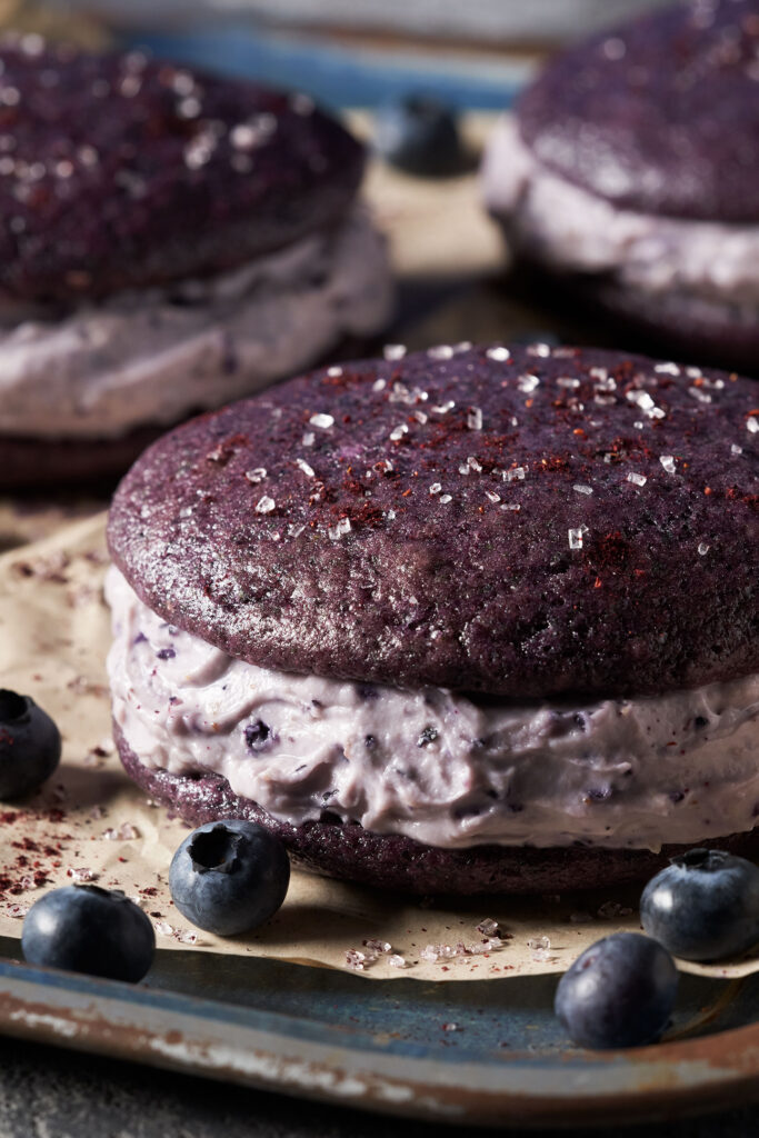 Blueberry Whoopie Pies