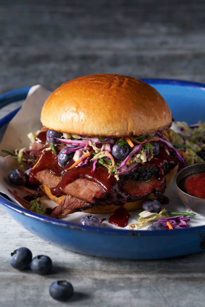 Blueberry Brisket Sandwich