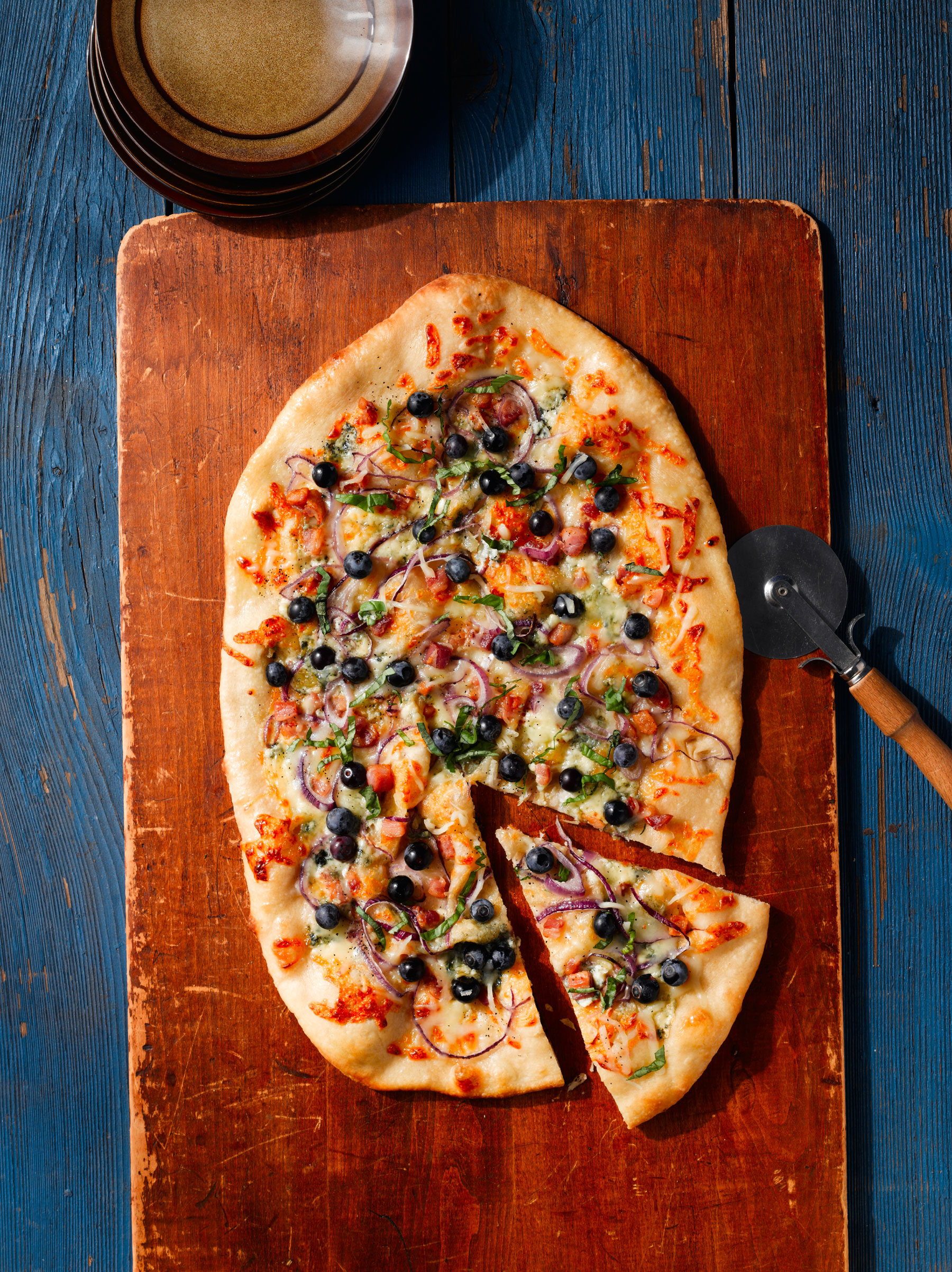 Savory-Blueberry-Pizza