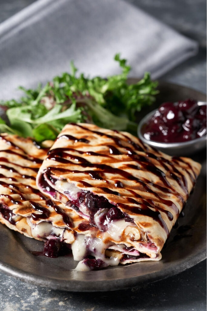 Blueberry Brie Walnut Wrap