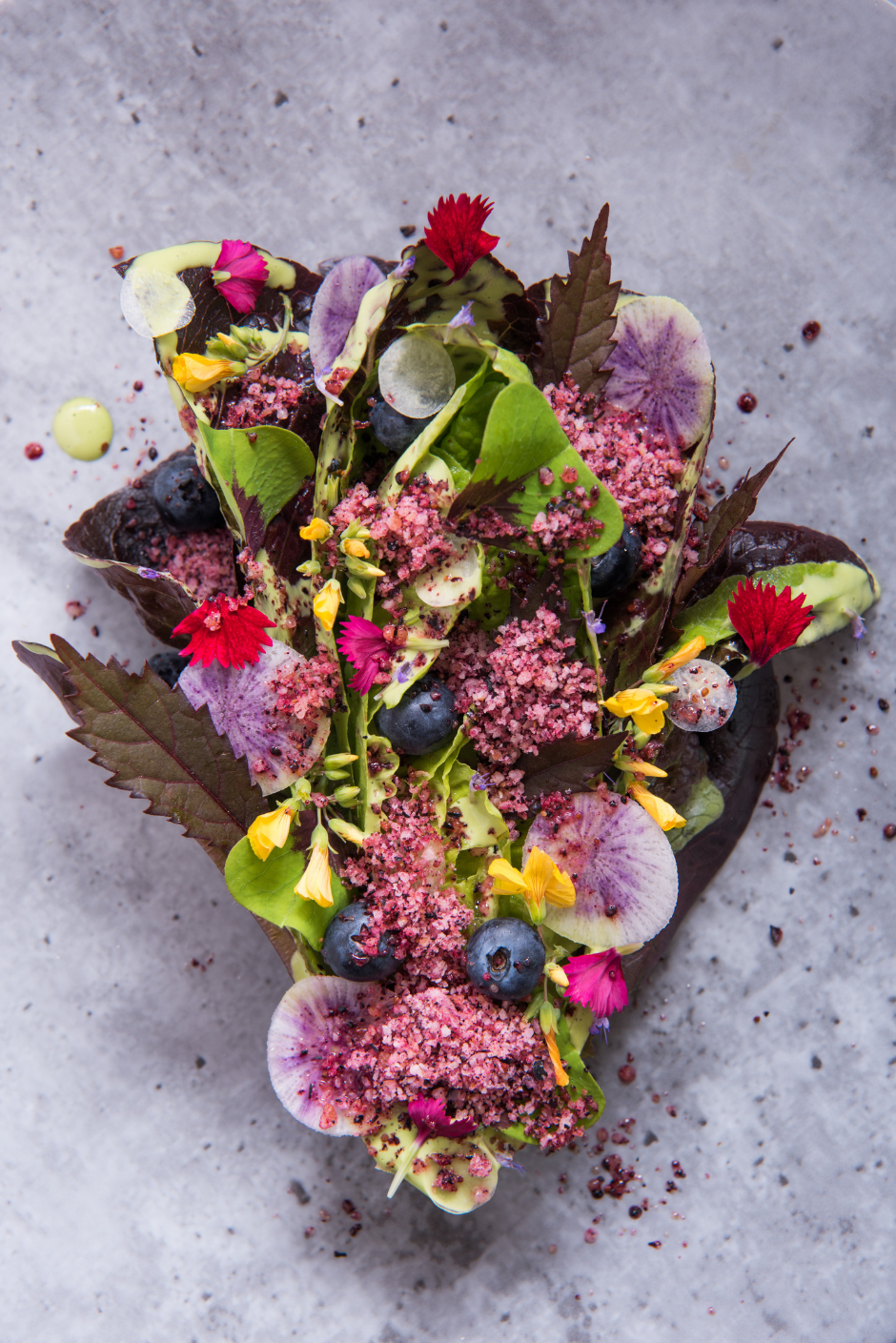 Wedge Salad with granita