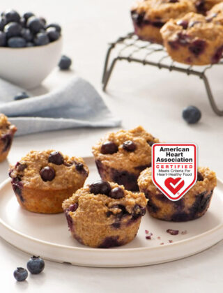 Recipe Image - Heart Check- 5-Ingredient-Blueberry-Protien-Muffins