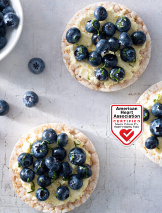 Recipe Image - Heart Check - Blueberry_Lemon_Ricotta_Rice_Cakes