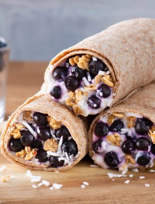 Blueberry Coconut Roll-Ups