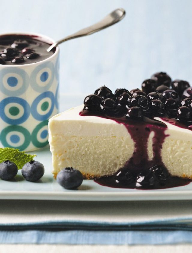 Blueberry Cheesecake for Calorie Counters
