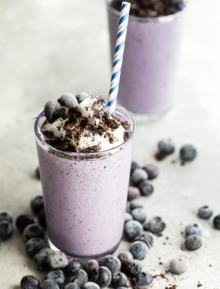 Blueberry Cookies n' Cream Milkshake