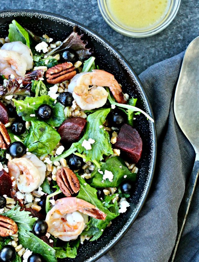 Blueberry Farro Salad