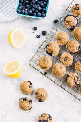 Blueberry Lemon Mini Muffins