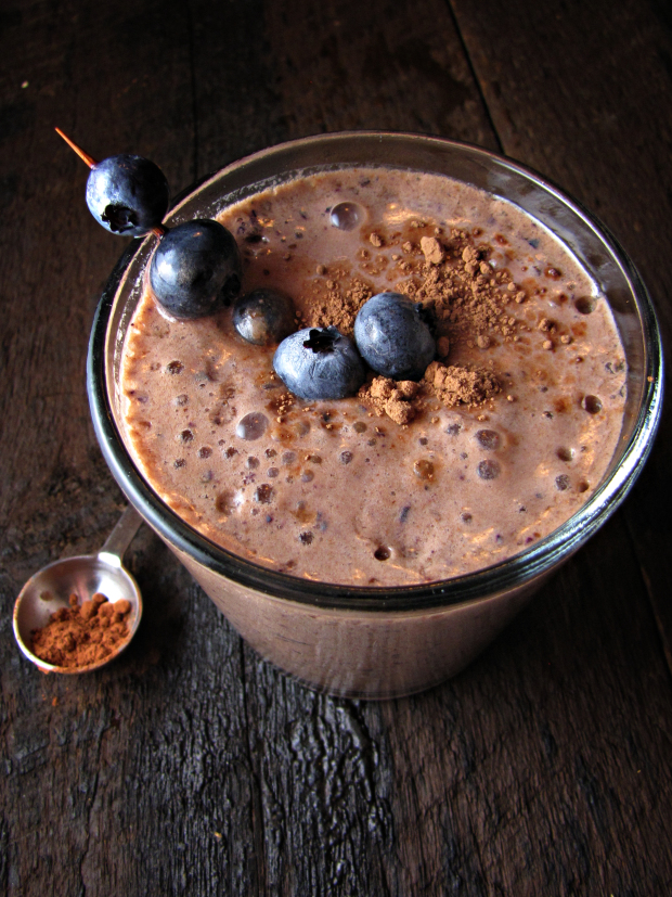 Top 67+ imagen chocolate blueberry smoothie