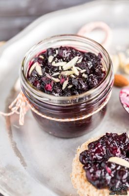 Blueberry Chutney with Almonds