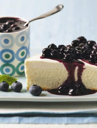 Blueberry Cheesecake for Carb Counters
