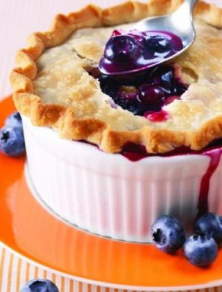 Blueberry-Apricot Pot Pies