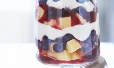 Individual Blueberry Trifle