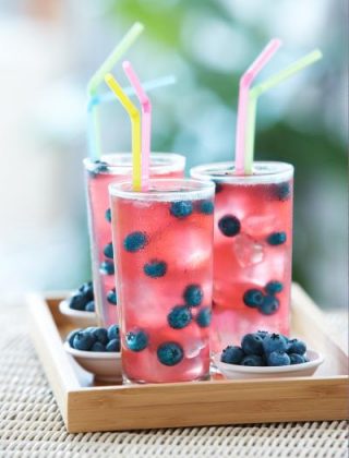Pink Blueberry Lemonade