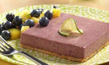Frozen Blueberry-Lime Squares