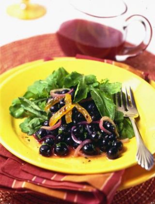 Blueberry, Apricot and Sweet Onion Salad