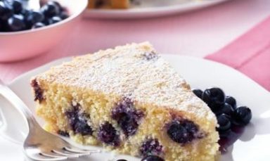 Blueberry Polenta Cake