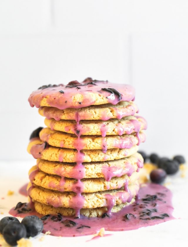 BlueberryGlazed Sugar Cookies