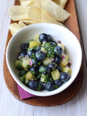 Tropical Blueberry Salsa