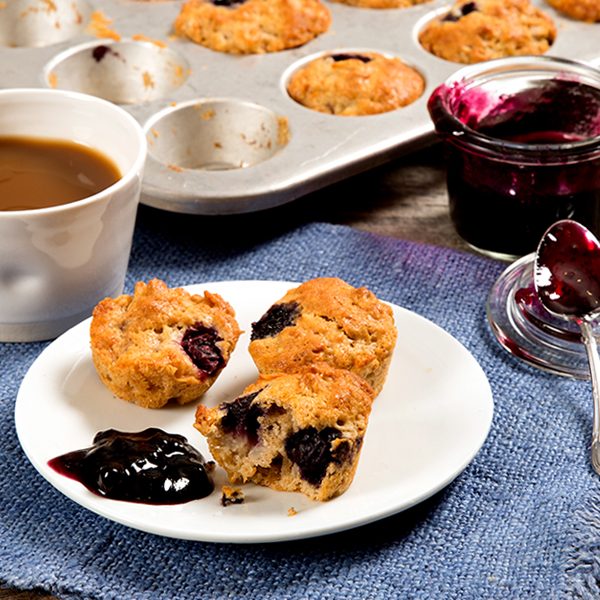 Blueberry Apple Mini Muffins