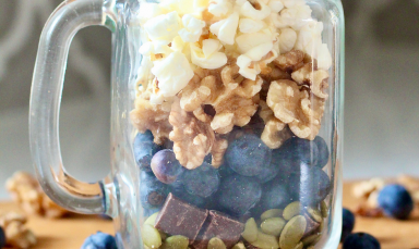 Blueberry Popcorn Trail Mix