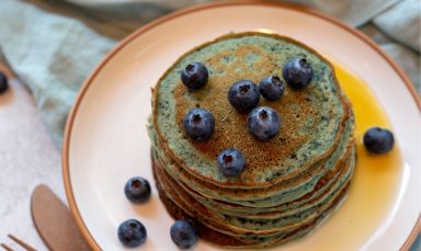 Stackable Blueberry Pancakes