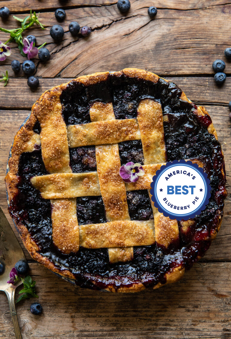 Ginger 'n' Spice Bubbling Blueberry Pie 