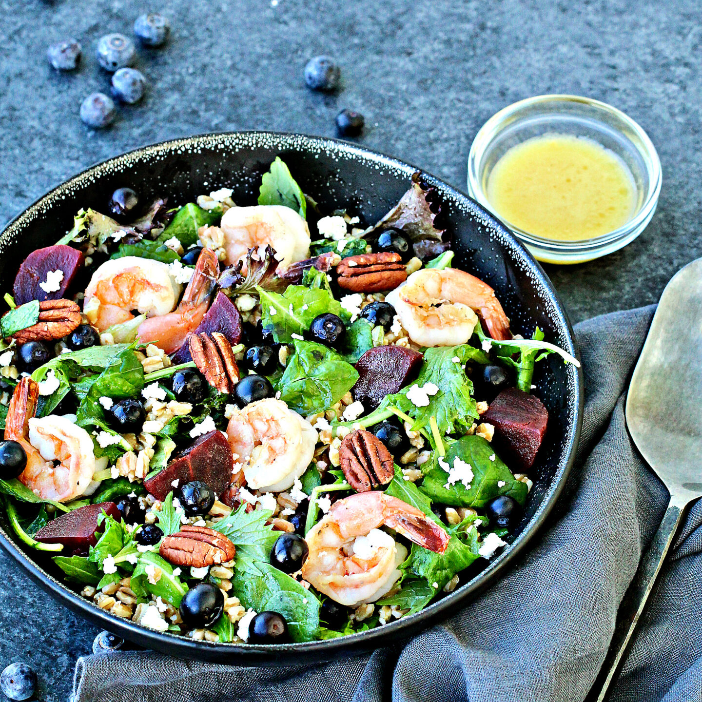 Blueberry Farro Salad