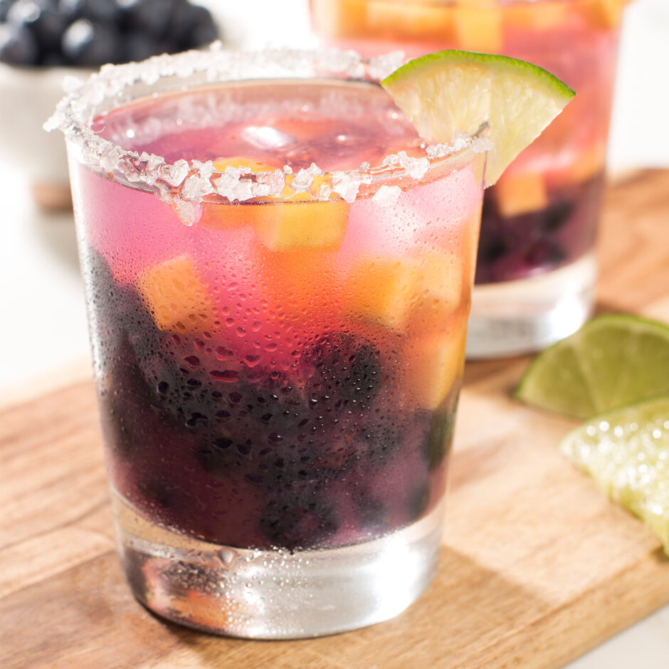 Blueberry Peach Margarita