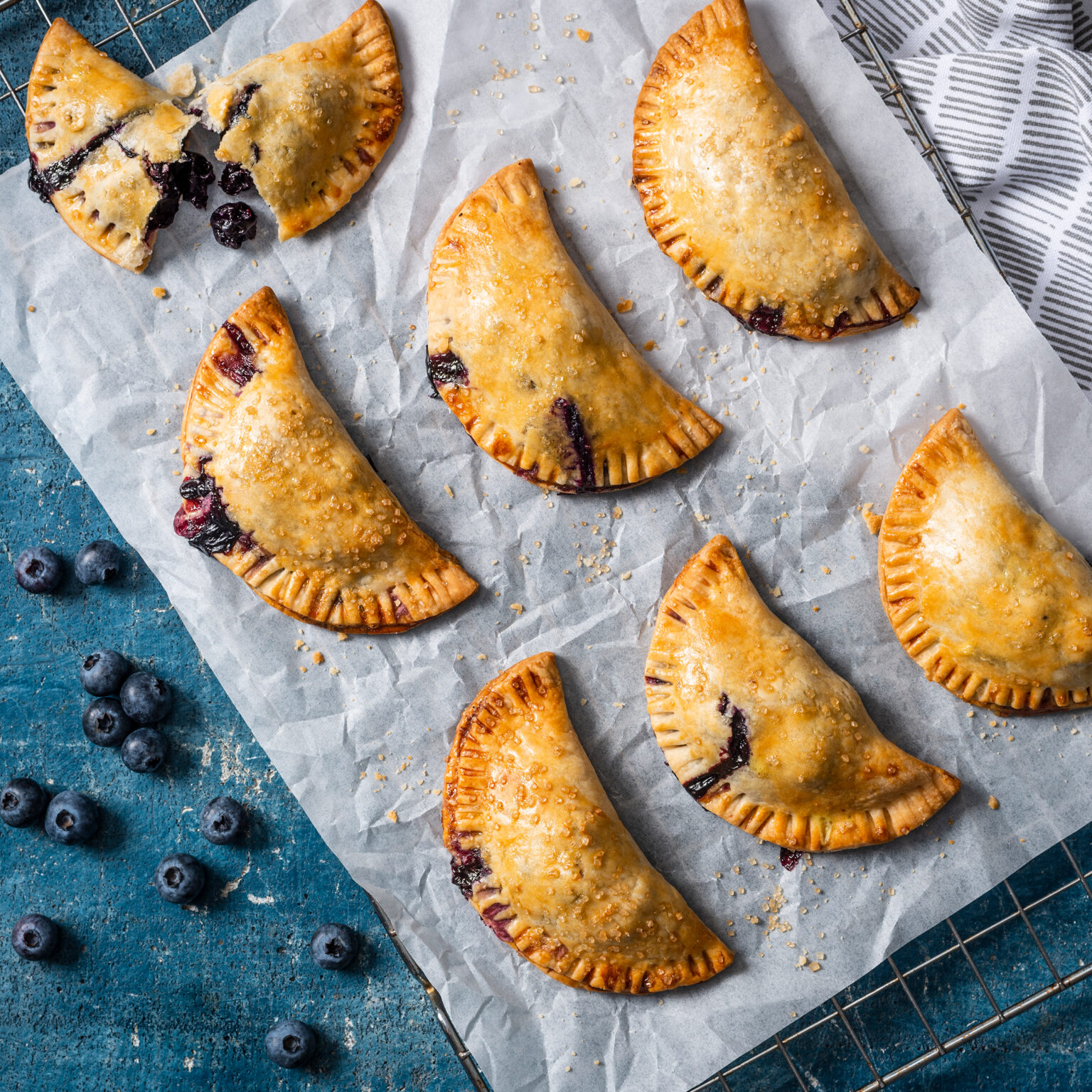 Air Fryer Blueberry Hand Pies