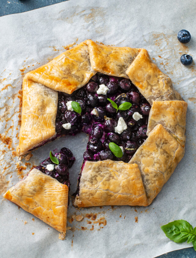 Blueberry Goat Cheese Galette