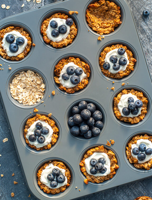 Blueberry Granola Cups
