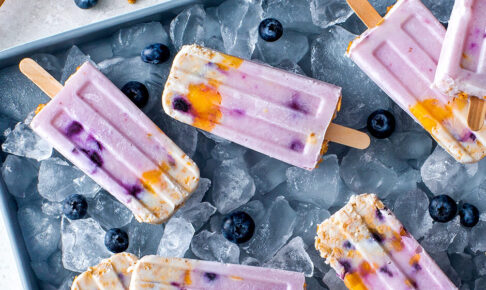 blueberry parfait pops