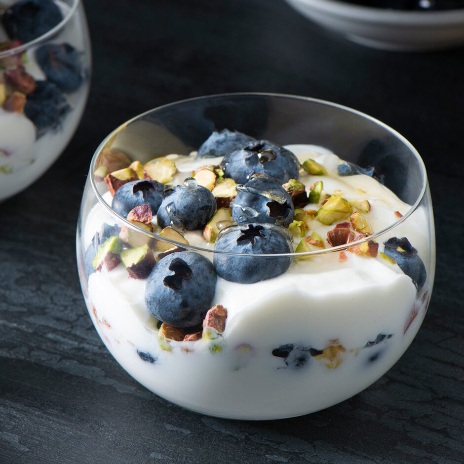 Blueberry Pistachio Parfait