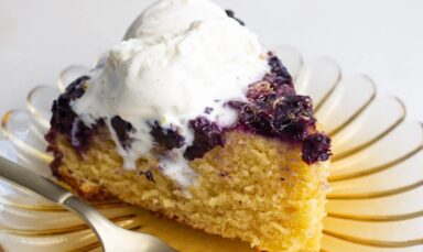 Blueberry Upside-Down Cake