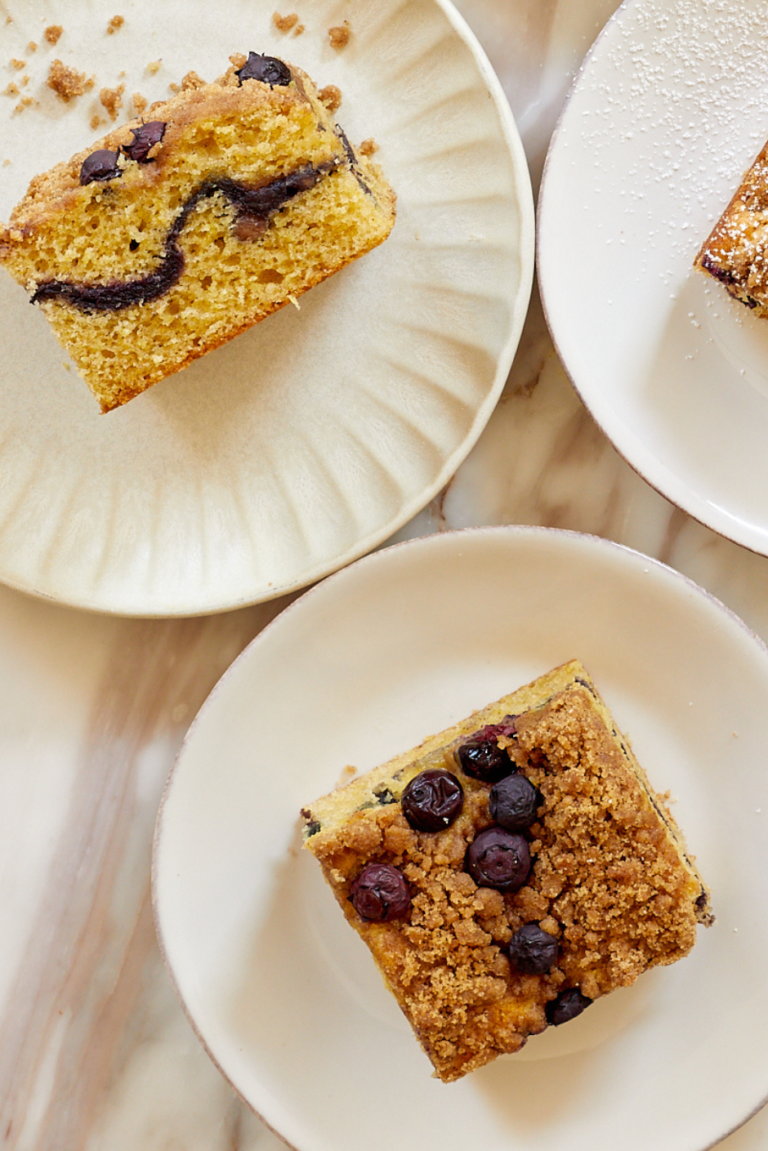 Blueberry Cornmeal Coffee Cake