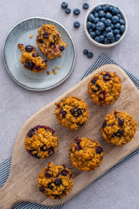 Apple Cinnamon Blueberry Oatmeal Cups