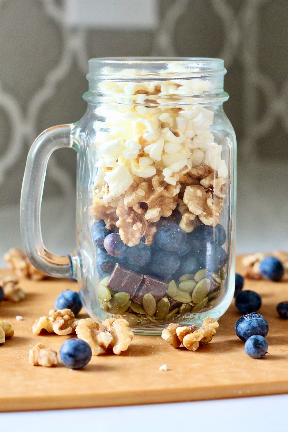 Blueberry Popcorn Trail Mix
