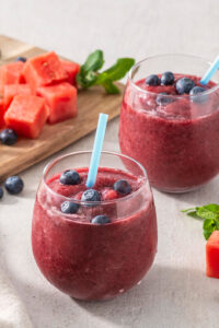 Blueberry-Watermelon Frosty