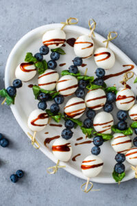 Blueberry Caprese Skewers