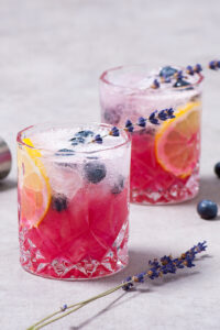 Blueberry Lavender Lemonade Cocktail
