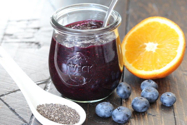 Blueberry chia jam