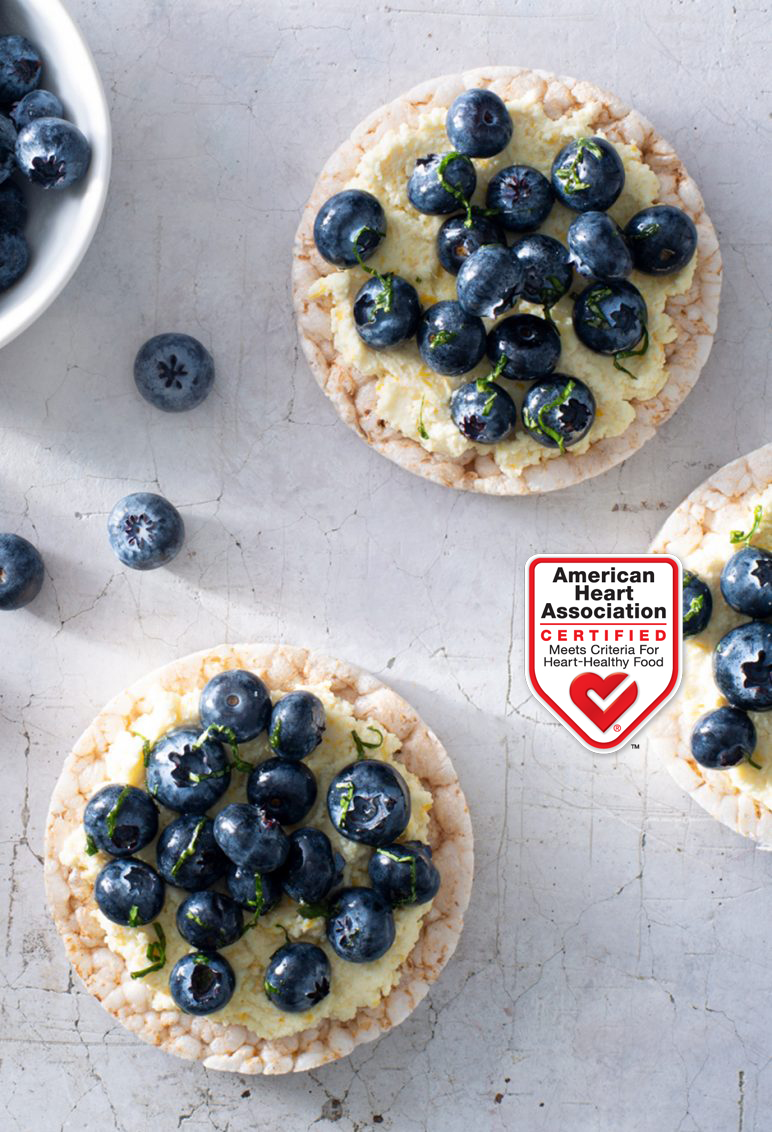 Recipe Image - Heart Check - Blueberry_Lemon_Ricotta_Rice_Cakes