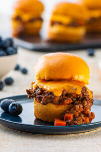 Sloppy Joe Blueberry Sliders