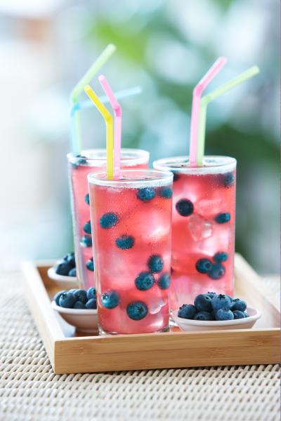 Pink Blueberry Lemonade