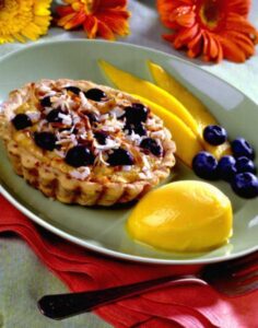 Blueberry Coconut Tartlets