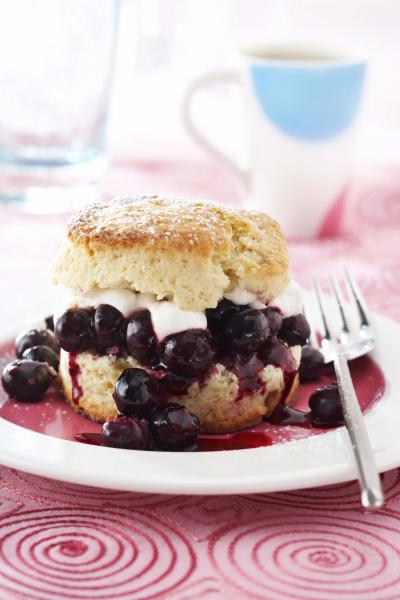 Blueberry Cassis Shortcakes