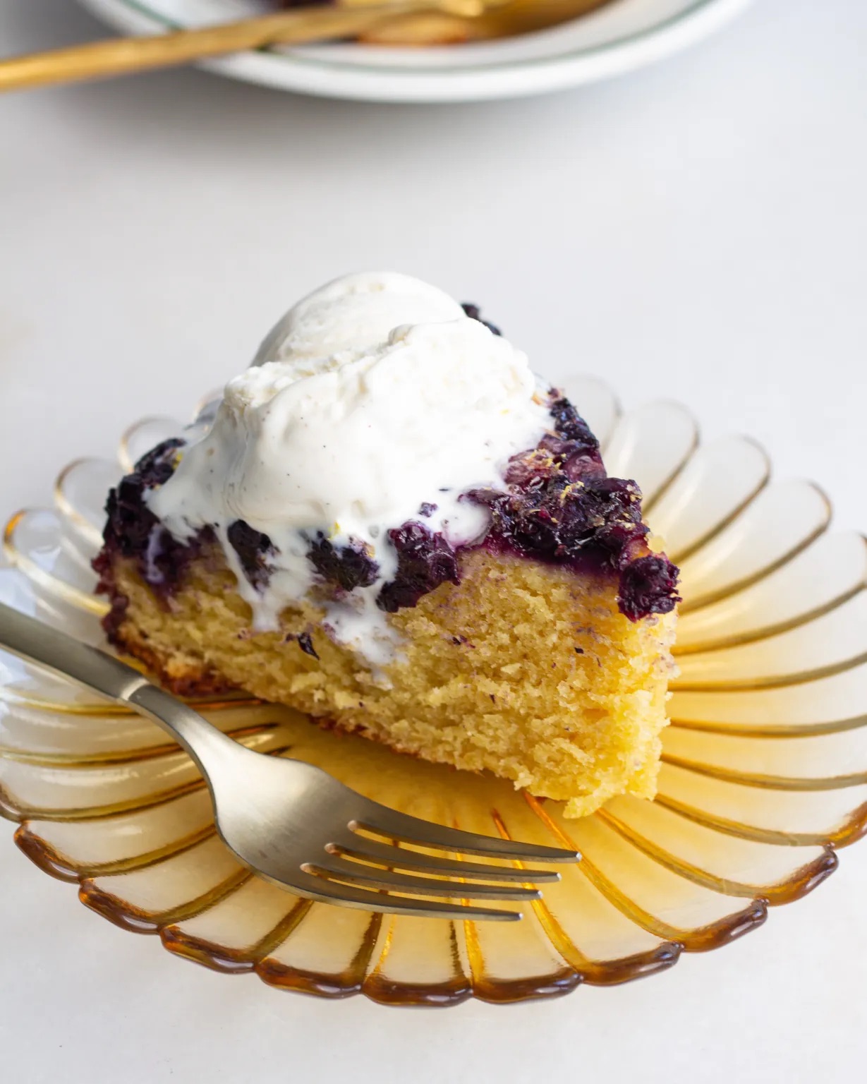 Blueberry Upside-Down Cake