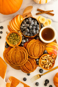 Pumpkin Blueberry Pancake Board